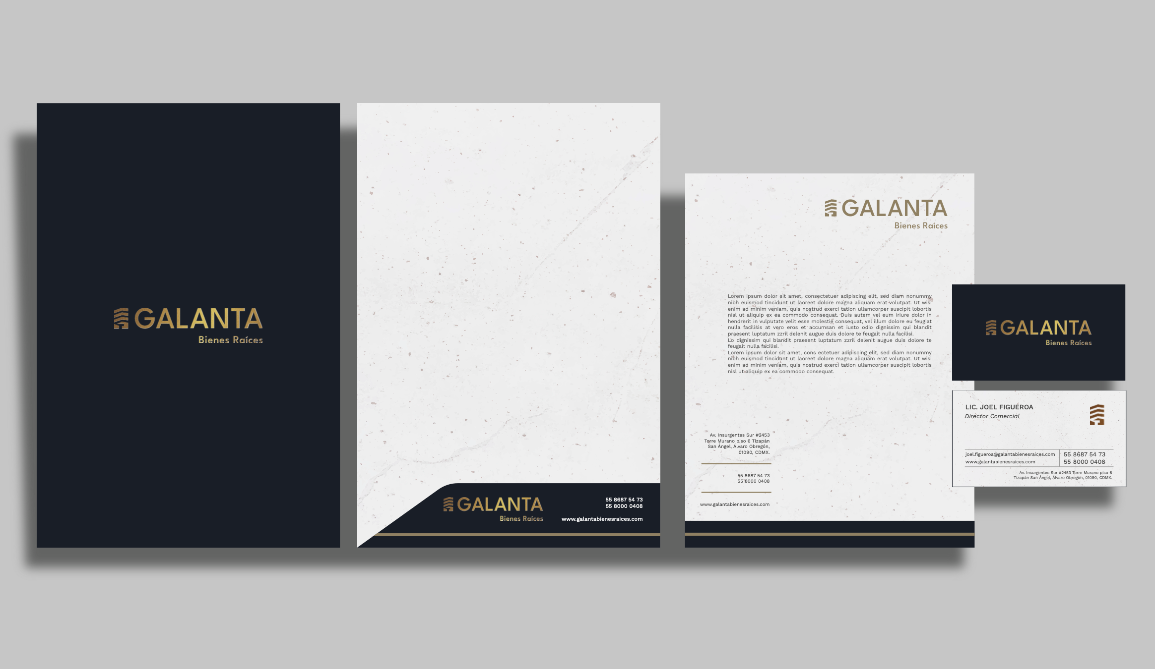 Galanta — stationery and brand collateral